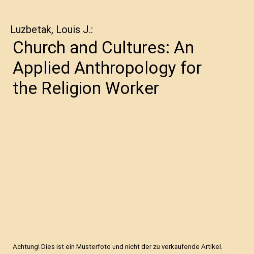 Church and cultures - church, cultures: