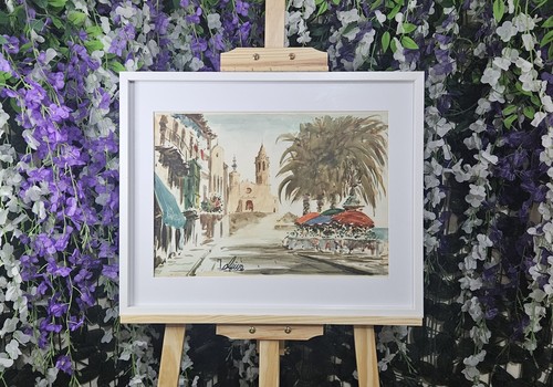 Original gemälde sitges - gemälde,